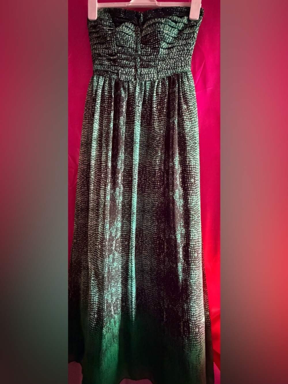 Moulinette Soeurs Textured Strapless Maxi Dress